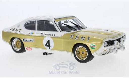 Modellautos Ford Capri 2600 1/18 Minichamps MK I RS 2600 No.4 Kent Frami Racing Team Kent 24h Spa 1972 J-C.Franck/K.Fritzinger Ford Capri 2600 1/18 Minichamps MK I RS 2600 No.4 Kent Frami Racing Team Kent 24h Spa 1972 J-C.Franck/K.Fritzinger modellautos