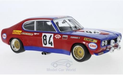 Ford Capri 2600 1/18 Minichamps MK I RS 2600 No.84 Shark Team 24h Le Mans 1972 J.C.Guerie/J.P.Rouget modellautos