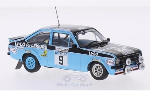 Ford Escort MKI 1/43 Minichamps MKII RS 1800 RHD No.9 Li-Lo Rallye WM RAC Rallye 1978 R.Clark/N.Wilson modellautos