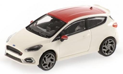 Ford Fiesta 1/87 Minichamps ST weiss/rot 2018 1:87 modellautos