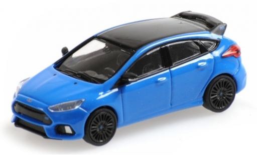Modellautos Ford Focus 1/87 Minichamps RS mettalic blau/schwarz 2018 Ford Focus 1/87 Minichamps RS mettalic blau/schwarz 2018 modellautos