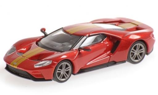 Modellautos Ford GT 1/87 Minichamps mettalic rot/gold 2018 Shmee150 Ford GT 1/87 Minichamps mettalic rot/gold 2018 Shmee150 modellautos