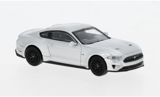 Modellautos Ford Mustang 1/87 Minichamps GT silber 2018 1:87 Ford Mustang 1/87 Minichamps GT silber 2018 1:87 modellautos