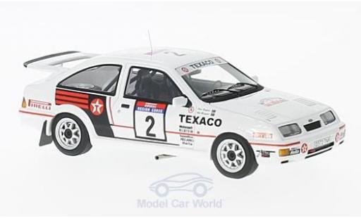 Modellautos Ford Sierra Cosworth 1/43 Minichamps RS Cosworth No.2 Texaco Tour de Corse 1987 S.Blomqvist/K.Grundel Ford Sierra Cosworth 1/43 Minichamps RS Cosworth No.2 Texaco Tour de Corse 1987 S.Blomqvist/K.Grundel modellautos