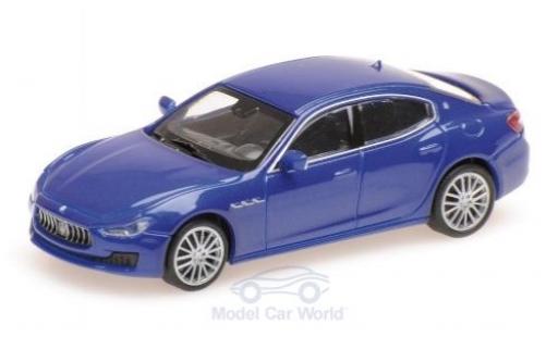 Modellautos Maserati Ghibli 1/87 Minichamps mettalic blau 2018 Maserati Ghibli 1/87 Minichamps mettalic blau 2018 modellautos
