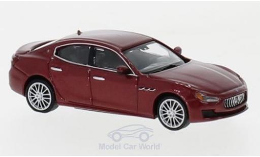 Modellautos Maserati Ghibli 1/87 Minichamps mettalic rot 2018 Maserati Ghibli 1/87 Minichamps mettalic rot 2018 modellautos