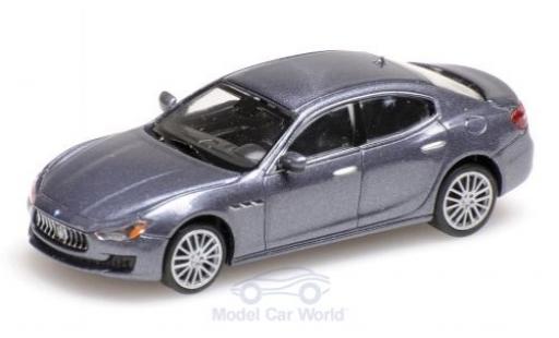 Modellautos Maserati Ghibli 1/87 Minichamps mettalic grau 2018 Maserati Ghibli 1/87 Minichamps mettalic grau 2018 modellautos
