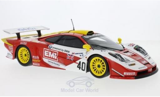 McLaren F1 1/18 Minichamps GTR No.40 Gulf Team Davidoff EMI 24h Le Mans S.O Rourke/T.Sugden/B.Auberlen modellautos