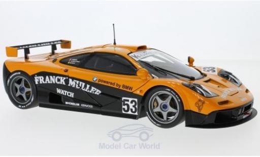 McLaren F1 1/18 Minichamps GTR No.53 Kokusai Kaihatsu Racing 24h Le Mans 1996 F.Giroix/M.S.Sala/J.D.Deletraz ohne Vitrine modellautos