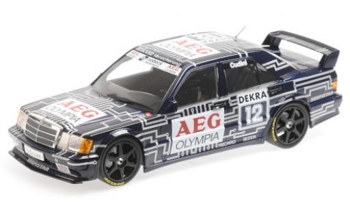 Mercedes 190 1/18 Minichamps E 2.5-16 EVO 1 No.12 Team Snobeck- AEG Olympia DTM 1989 A.Cudini modellautos