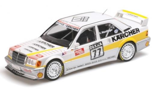 Mercedes 190 1/18 Minichamps E 2.5-16 EVO 1 No.77 Team AMG- Kärcher DTM 1989 F.Kreuzpointner modellautos
