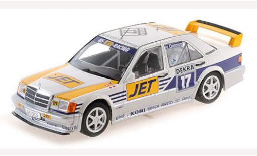 Mercedes 190 1/18 Minichamps E 2.5-16 Evo 1 (W201) No.17 MS-Jet-Racing Jet DTM 1990 J.van Ommen modellautos