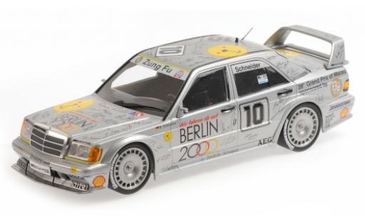 Mercedes 190 1/18 Minichamps E 2.5-16 EVO 2 No.10 Zung Fu Berlin 2000 Macau Guia Race 1992 B.Schneider modellautos