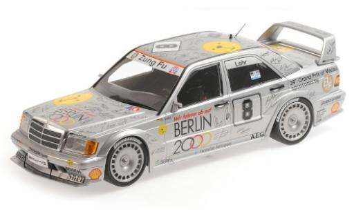 Mercedes 190 1/18 Minichamps E 2.5-16 EVO 2 No.8 Zung Fu Berlin 2000 Macau Guia Race 1992 E.Lohr modellautos