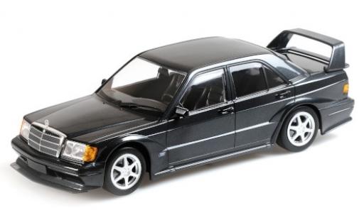 Mercedes 190 1/18 Minichamps E 2.5-16 Evo2 mettalic schwarz 1990 modellautos