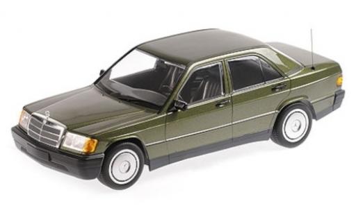 Mercedes 190 1/18 Minichamps E (W201) mettalic grün 1982 modellautos