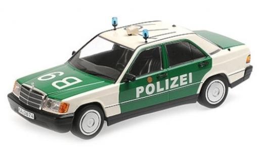 Mercedes 190 1/18 Minichamps E (W201) Polizei Baden-Württemberg 1982 modellautos