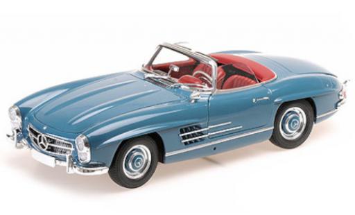 Mercedes 300 1/18 Minichamps SL Roadster (W198) blau 1957 modellautos