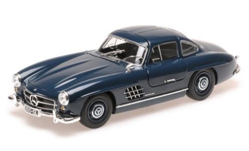 Modellautos Mercedes 300 1/18 Minichamps SL (W198) blau 1955 Mercedes 300 1/18 Minichamps SL (W198) blau 1955 modellautos