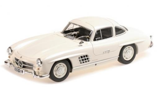 Modellautos Mercedes 300 1/18 Minichamps SL (W198) weiss 1955 Mercedes 300 1/18 Minichamps SL (W198) weiss 1955 modellautos