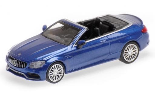 Modellautos Mercedes Classe C 1/87 Minichamps AMG C63 Cabriolet (A205) mettalic blau 2019 Mercedes Classe C 1/87 Minichamps AMG C63 Cabriolet (A205) mettalic blau 2019 modellautos