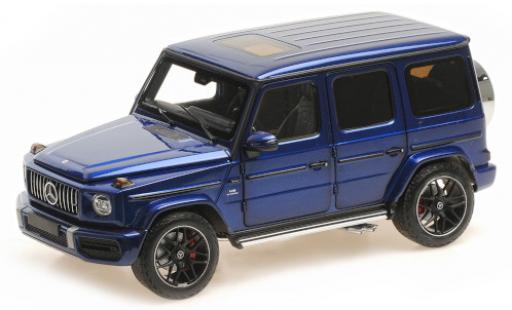 Mercedes Classe G 1/18 Minichamps AMG G63 mettalic blau 2018 modellautos