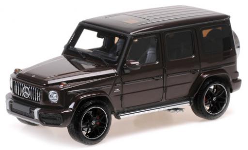 Mercedes Classe G 1/18 Minichamps AMG G63 mettalic rot 2018 modellautos