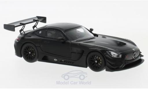Mercedes AMG GT 1/43 Minichamps 3 matt-schwarz 2017 Plain Body Version modellautos