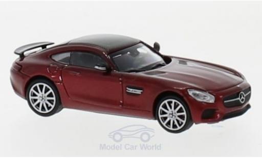 Modellautos Mercedes AMG GT 1/87 Minichamps S mettalic rot 2015 Mercedes AMG GT 1/87 Minichamps S mettalic rot 2015 modellautos