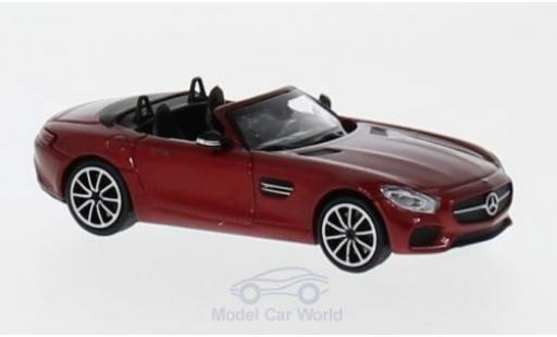 Modellautos Mercedes AMG GT 1/87 Minichamps S Roadster mettalic rot 2017 Mercedes AMG GT 1/87 Minichamps S Roadster mettalic rot 2017 modellautos