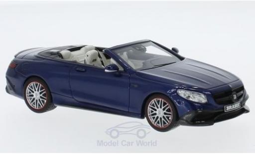 Modellautos Mercedes Classe S 1/43 Minichamps Brabus 850 mettalic blau 2016 Basis AMG S 63 Cabriolet Mercedes Classe S 1/43 Minichamps Brabus 850 mettalic blau 2016 Basis AMG S 63 Cabriolet modellautos