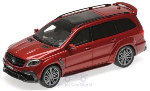 Mercedes Classe S 1/43 Minichamps Brabus 850 Widestar XL mettalic rot 2017 Basis AMG GLS 63 modellautos