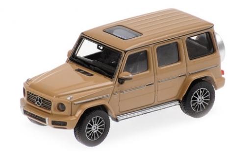 Mercedes Classe G 1/87 Minichamps G500 (W463) beige 2018 modellautos