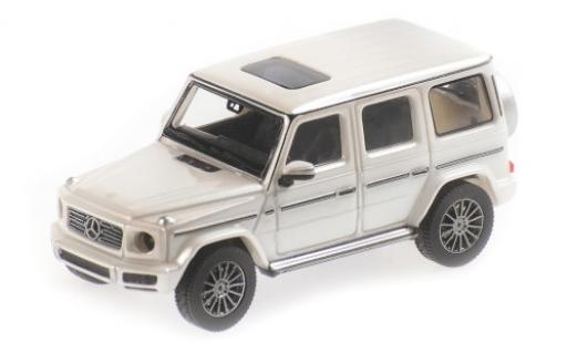 Mercedes Classe G 1/87 Minichamps G500 (W463) mettalic weiss 2018 modellautos
