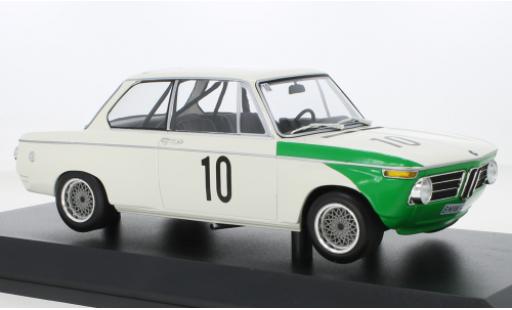 Bmw 2002 1/18 Minichamps tiK No.10 ETCC Nuerburgring 1968 modellautos