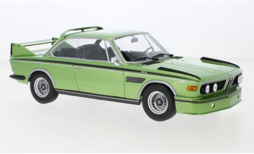 Bmw 3.0 1/18 Minichamps CSL metallise grün 1973 modellautos