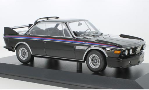 Bmw 3.0 1/18 Minichamps CSL noire 1973 modellautos