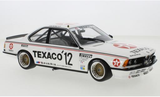 Bmw 635 1/18 Minichamps CSI No.12 Bavaria Automobiles Texaco 24h Spa 1985 modellautos