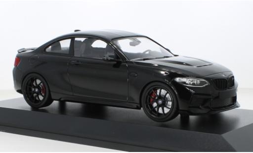 Bmw M2 1/18 Minichamps CS metallise schwarz 2020 modellautos