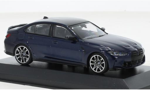 Bmw M3 1/43 Minichamps Competition (G80) metallise blau 2020 modellautos