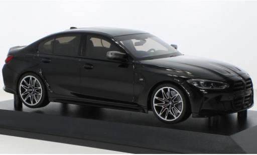 Bmw M3 1/18 Minichamps noire 2020 modellautos