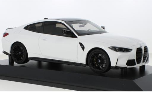 Bmw M4 1/18 Minichamps metallise blanche 2020 modellautos