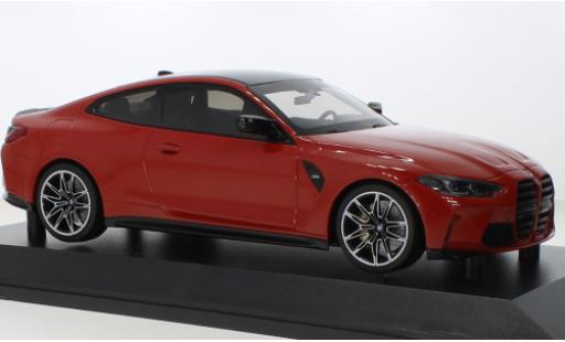 Bmw M4 1/18 Minichamps rouge 2020 modellautos