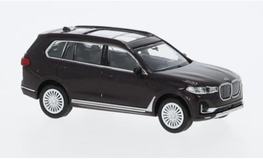 Bmw X7 1/87 Minichamps (G07) metallise rouge foncé 2019 modellautos