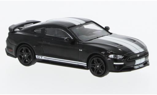 Modellautos Ford Mustang 1/87 Minichamps GT noire/blanche 2018 Ford Mustang 1/87 Minichamps GT noire/blanche 2018 modellautos