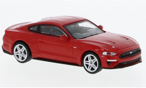 Modellautos Ford Mustang 1/87 Minichamps GT rouge 2018 Ford Mustang 1/87 Minichamps GT rouge 2018 modellautos