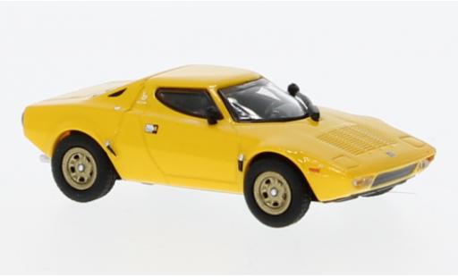Modellautos Lancia Stratos 1/87 Minichamps jaune 1974 Lancia Stratos 1/87 Minichamps jaune 1974 modellautos