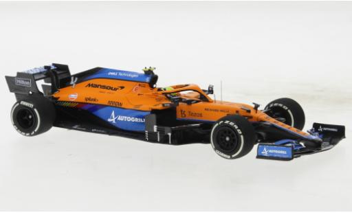 McLaren F1 1/43 Minichamps MCL35M No.4 Team formule 1 GP France 2021 modellautos
