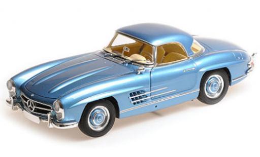 Mercedes 300 1/18 Minichamps SL Roadster (W198 II) metallise blau 1957 modellautos