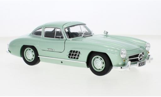 Modellautos Mercedes 300 1/18 Minichamps SL (W198) metallise grün 1955 Mercedes 300 1/18 Minichamps SL (W198) metallise grün 1955 modellautos